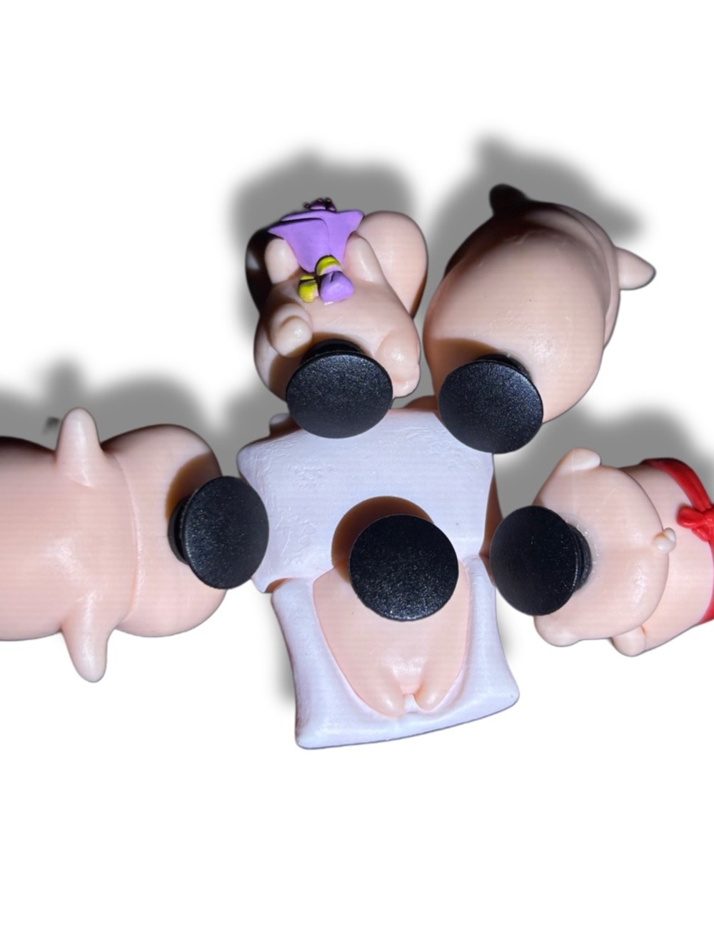Piglet croc charm Set - Picture 2 of 7